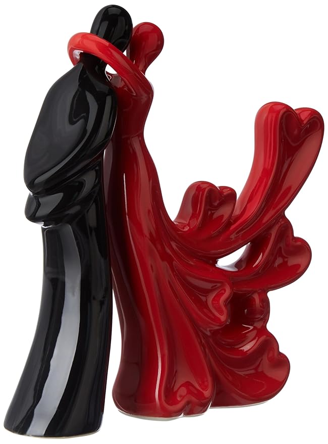 home and office Decor Passionate Lover Hugging Couple Figure | Beautiful Ceramic Home Decor Statue #3