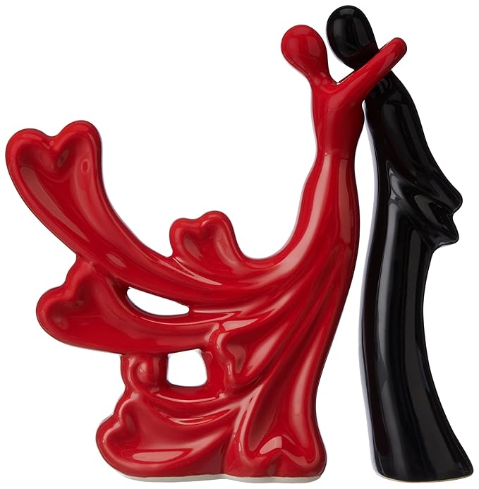 home and office Decor Passionate Lover Hugging Couple Figure | Beautiful Ceramic Home Decor Statue #4