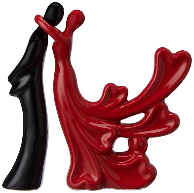 home and office Decor Passionate Lover Hugging Couple Figure | Beautiful Ceramic Home Decor Statue #5